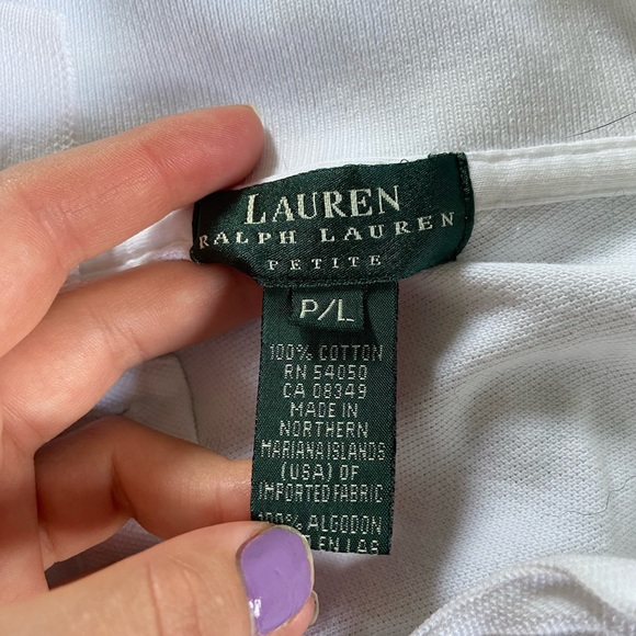 White Sleeveless Polo Ralph Lauren - Picture 4 of 4